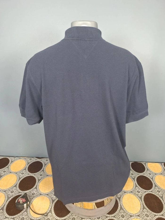 Polo tommy hilfiger bleu foncé - taille L - 100% coton - brodé (36) - photo numéro 5