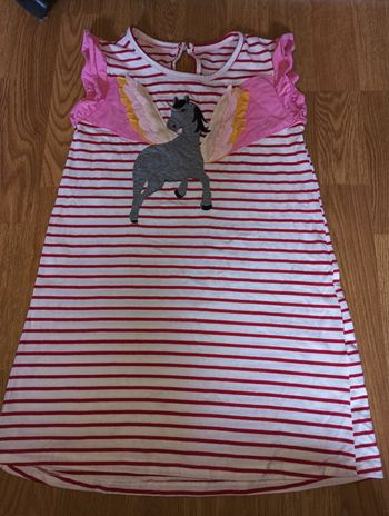 Robe été pour fille taille 5 ans motifs licornes