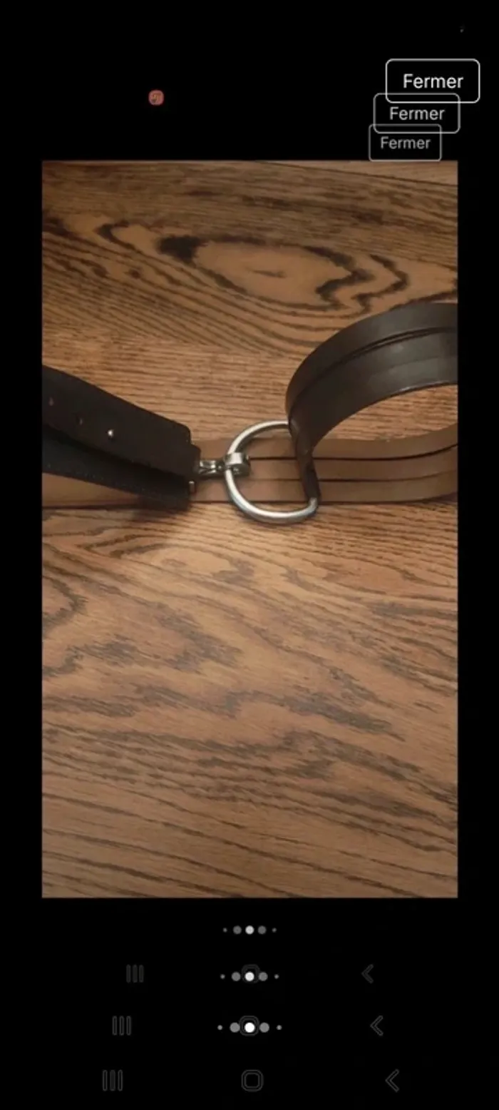 Ceinture Marron Joop.V 95cm cuir Marron - photo numéro 10
