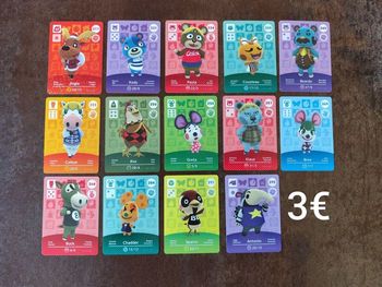Cartes amiibo animal crossing