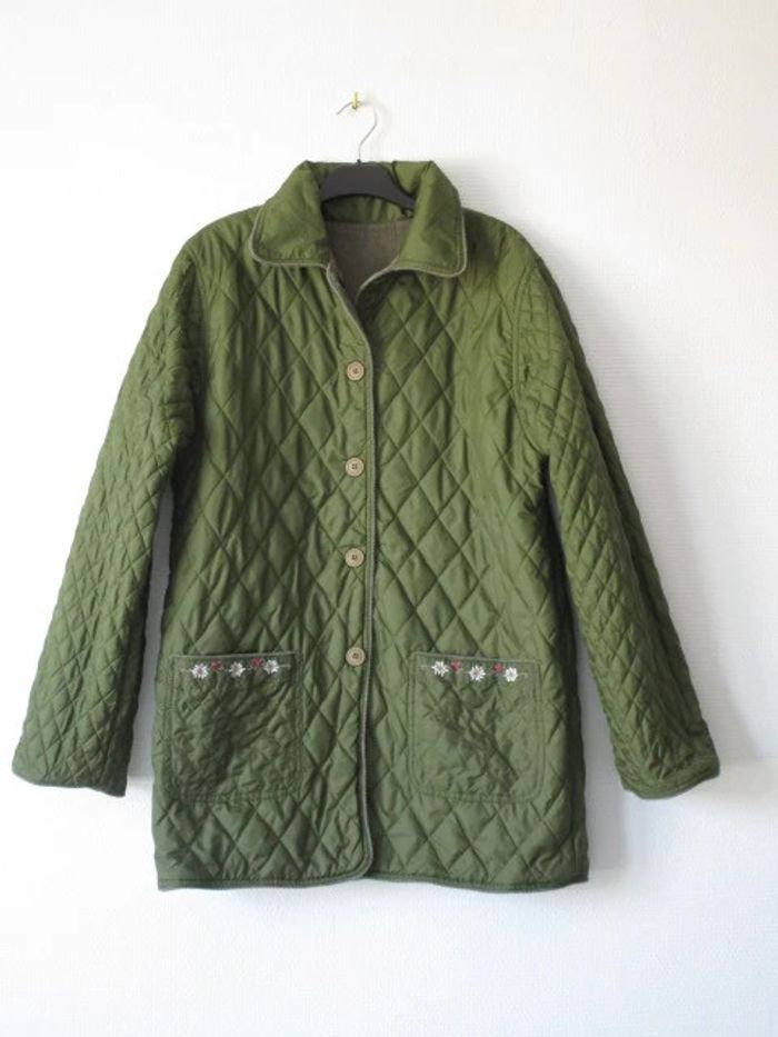 Manteau kaki vintage 42 TBE - photo numéro 13