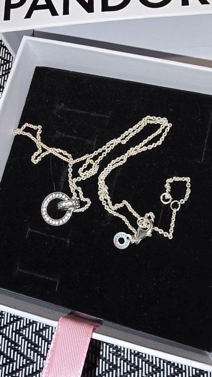 Collier pandora cercle brillant - photo numéro 3