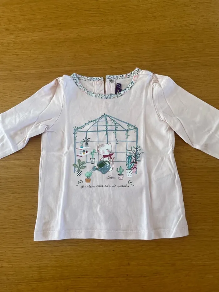 T-shirt manches longues 12 mois sergent major