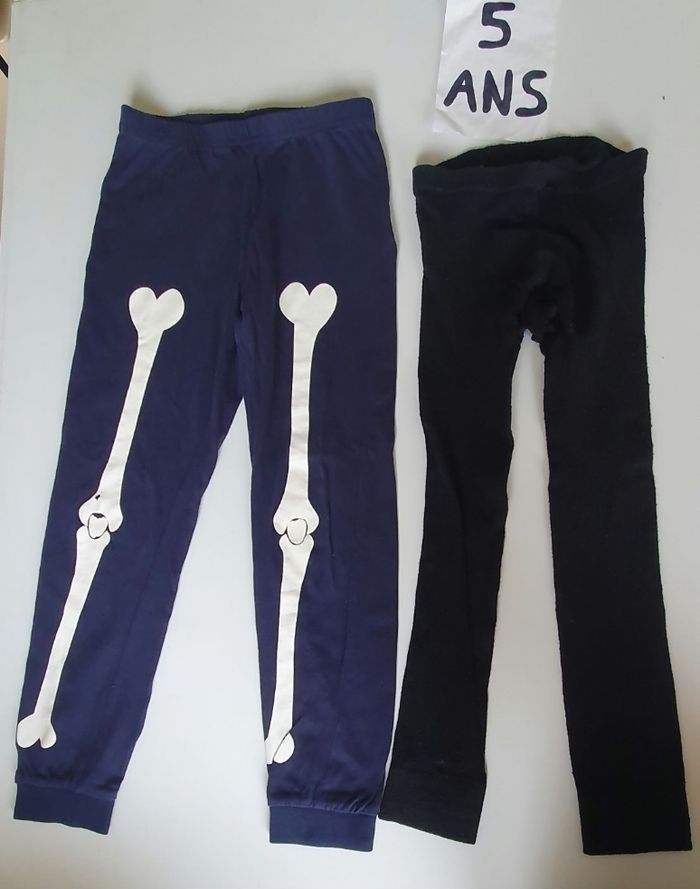 Lot bas halloween et collant noir 5ans