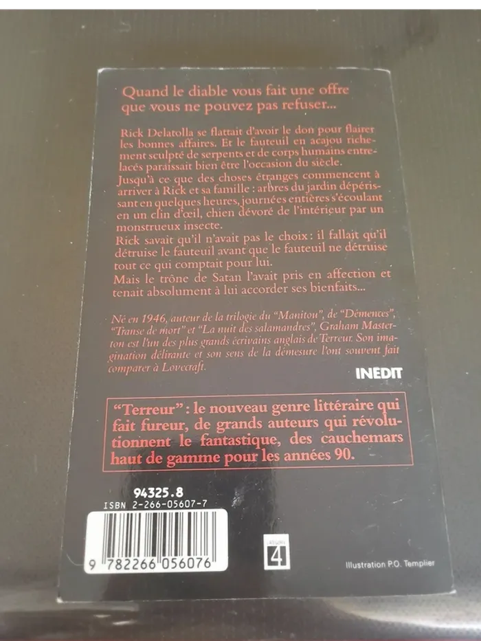 livre le trône de satan - photo numéro 2