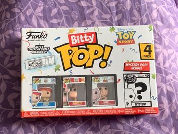 Lot de 4 figurines Funko Bitty Pop! Toy Story et Toy Story 4
