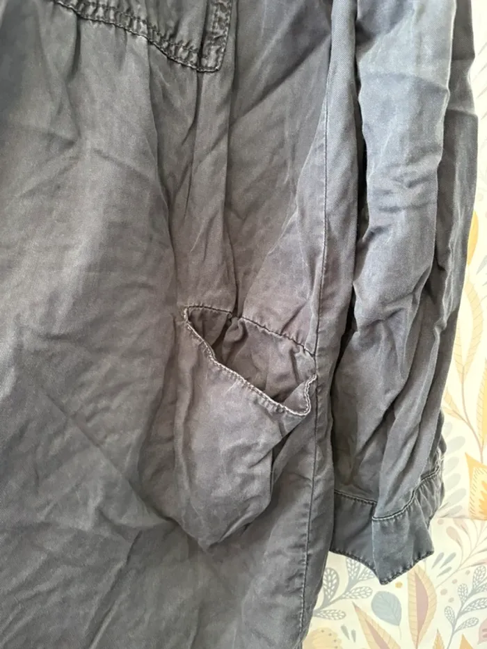 Chemise longue gris anthracite - photo numéro 3