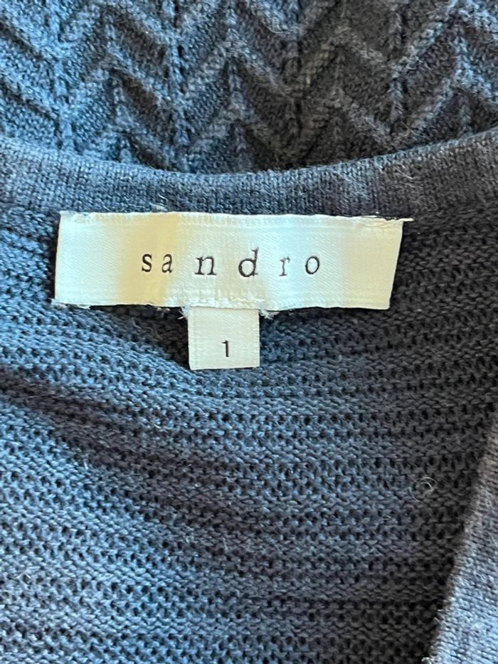 Robe patineuse bleue Sandro S - photo numéro 6