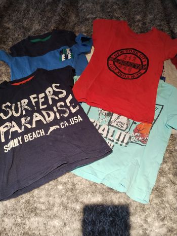 Lot hauts été petit garçon 