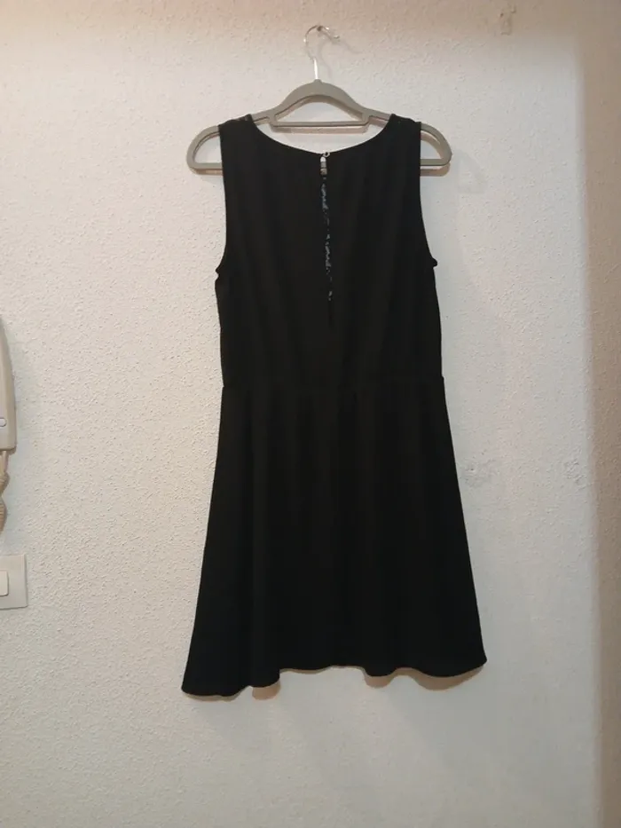 Robe noir basic en dentelle doublée " America today" taille s - photo numéro 4