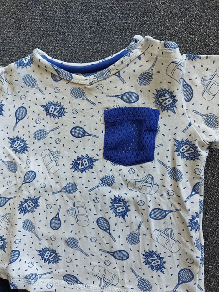 Tte shirt z8 74cm tennis - photo numéro 3