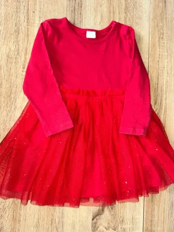 Robe Noël tutu pailletée 12 mois