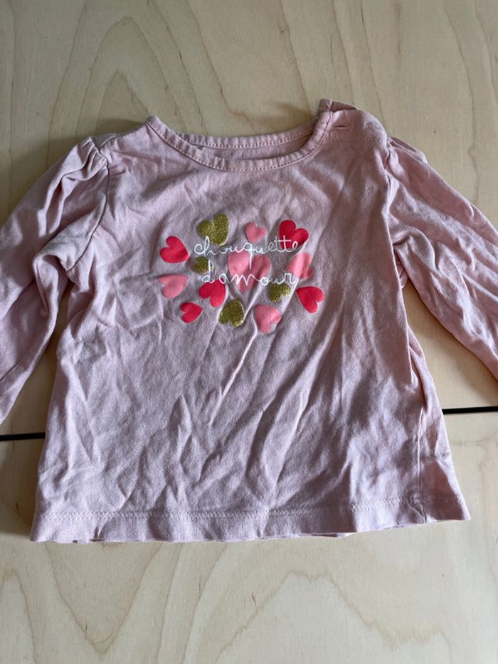 Tshirt Chouquettes d’amour, six mois
