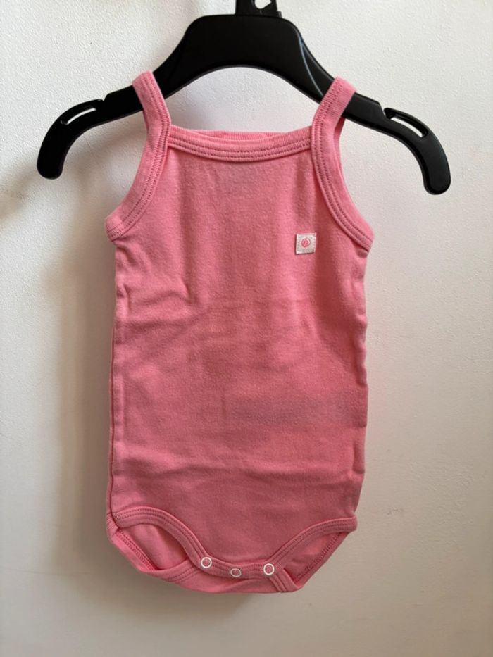 Lot 3 bodies bretelles Petit Bateau 3 mois - photo numéro 7