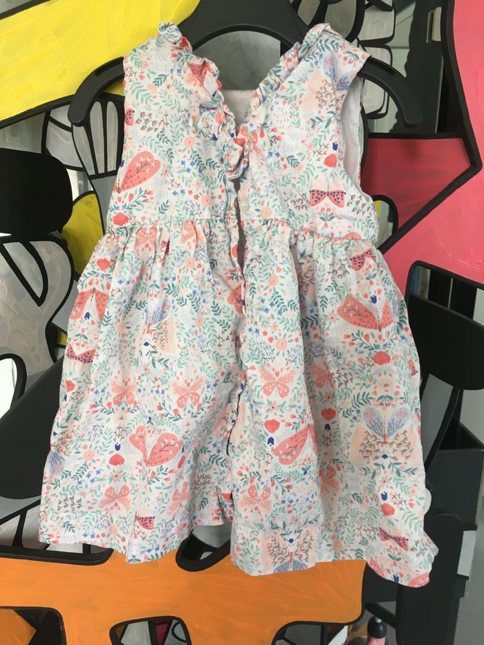 Robe été à fleurs 9 mois Sergent Major - photo numéro 2