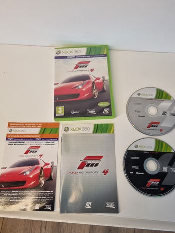 Forza Motorsport 4 Xbox 360. Complet. PAL FR