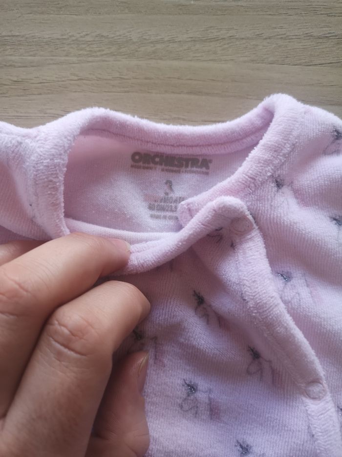 Pyjama rose pale licorne - photo numéro 4