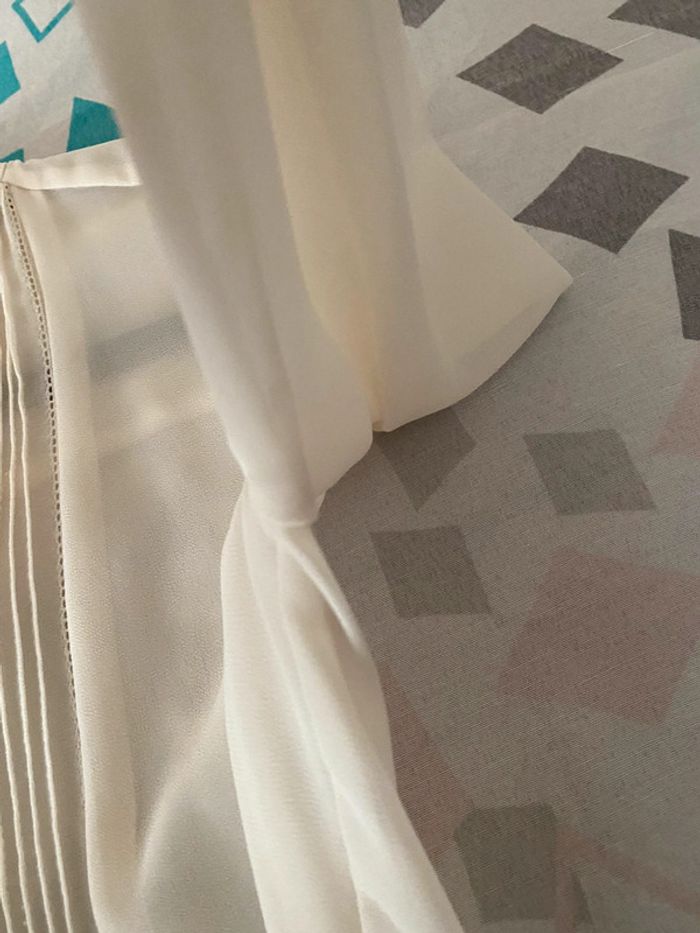 Superbe belle blouse chemise crème H&M taille 36 - photo numéro 13