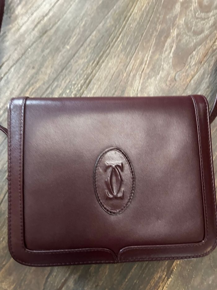 Sac à main bandoulière cartier vintage - photo numéro 3