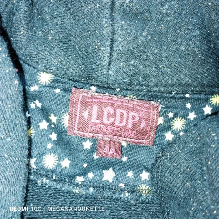 ⭐Veste fille 4 ans noire à paillettes – Style royal chic ⭐ - photo numéro 5