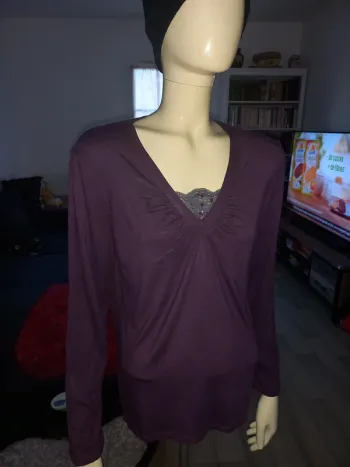 Haut femme violet T44