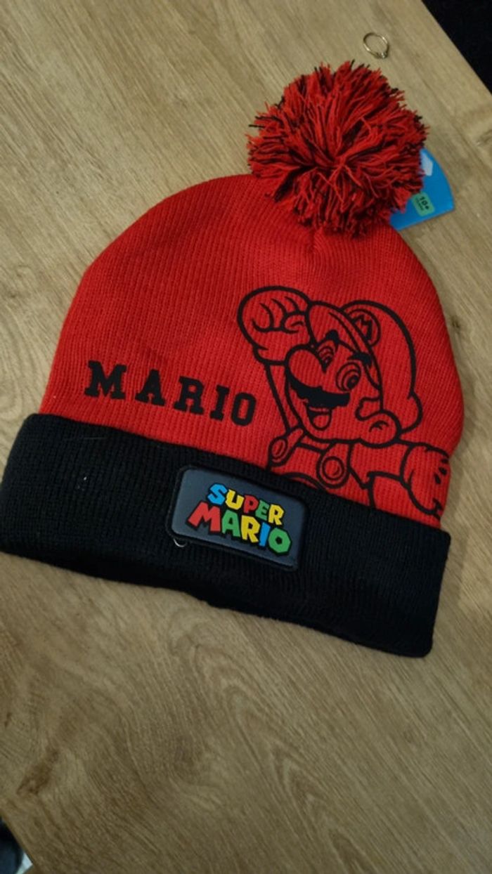 Bonnet chapeau enfant 10 ans et + Neuf  super Mario - photo numéro 3