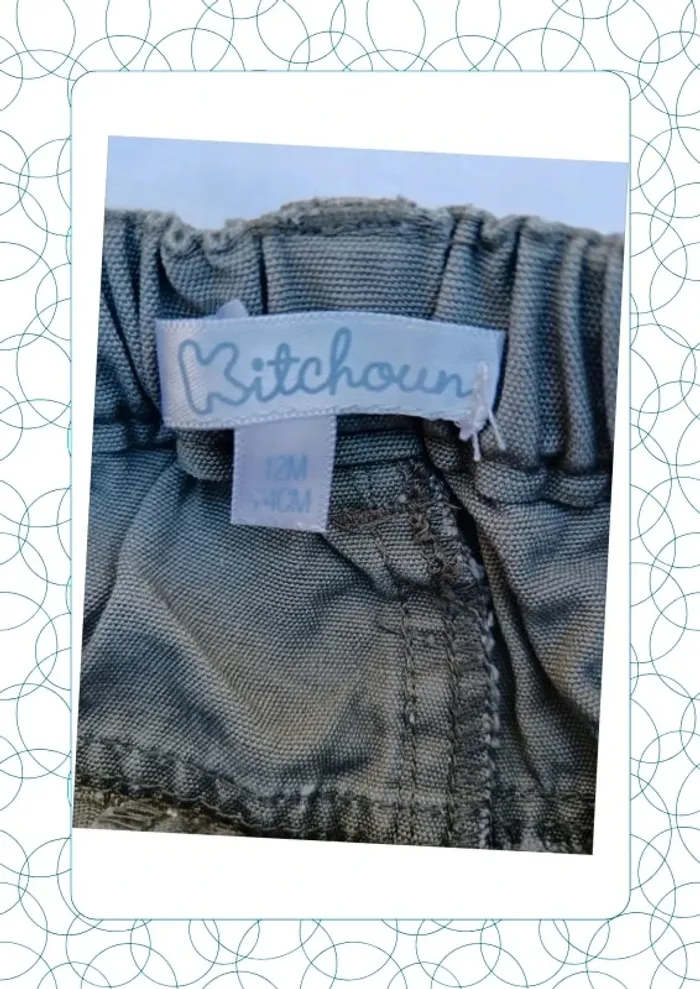 Short en jean 12 mois Kitchoun - photo numéro 2