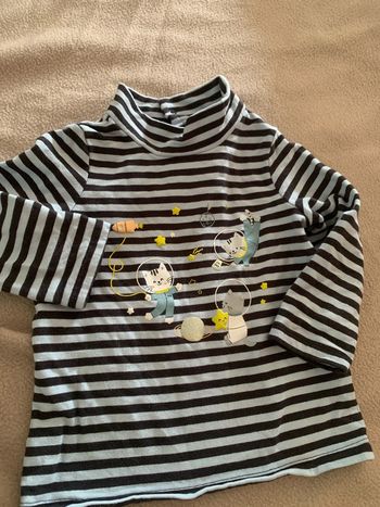 T-shirt sous-pull, taille 18 mois, sergent Major