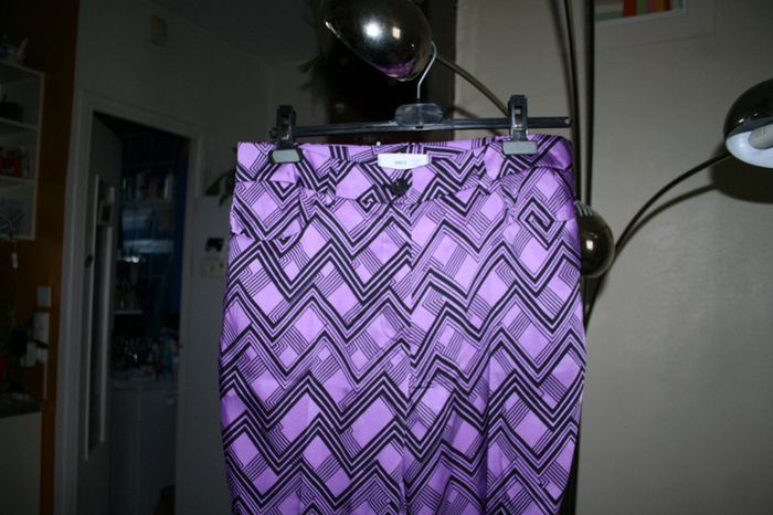 🌸Pantalon taille haute oversize Tendance style seventys Taille 40 "Mango" Neuf 🌸 - photo numéro 2