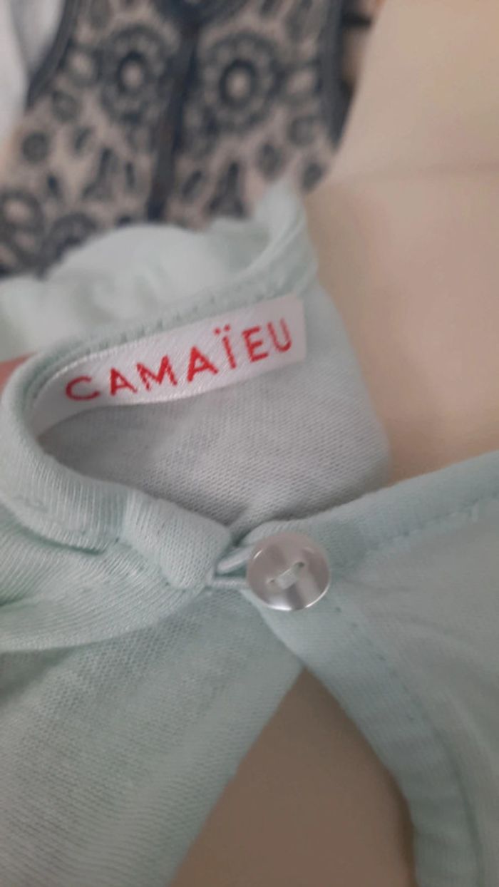 Tee-shirt femme Camaïeu vert d'eau 38 #lora11femme38 - photo numéro 6