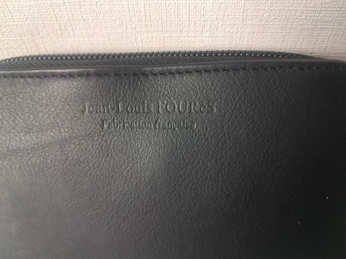 Jean Louis Fourés des ateliers fourés portefeuille cuir noir neuf - photo numéro 2