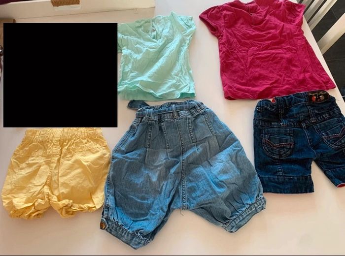 Lot 3 tenues fille été 24 mois - photo numéro 2