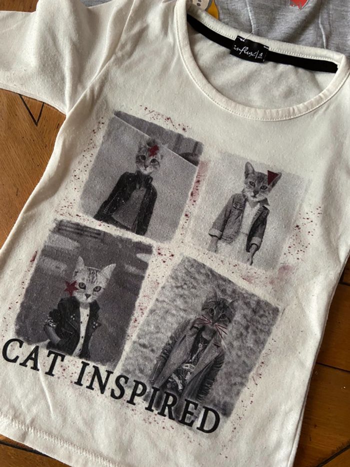 Lot de 2 tshirts manches longues - photo numéro 2