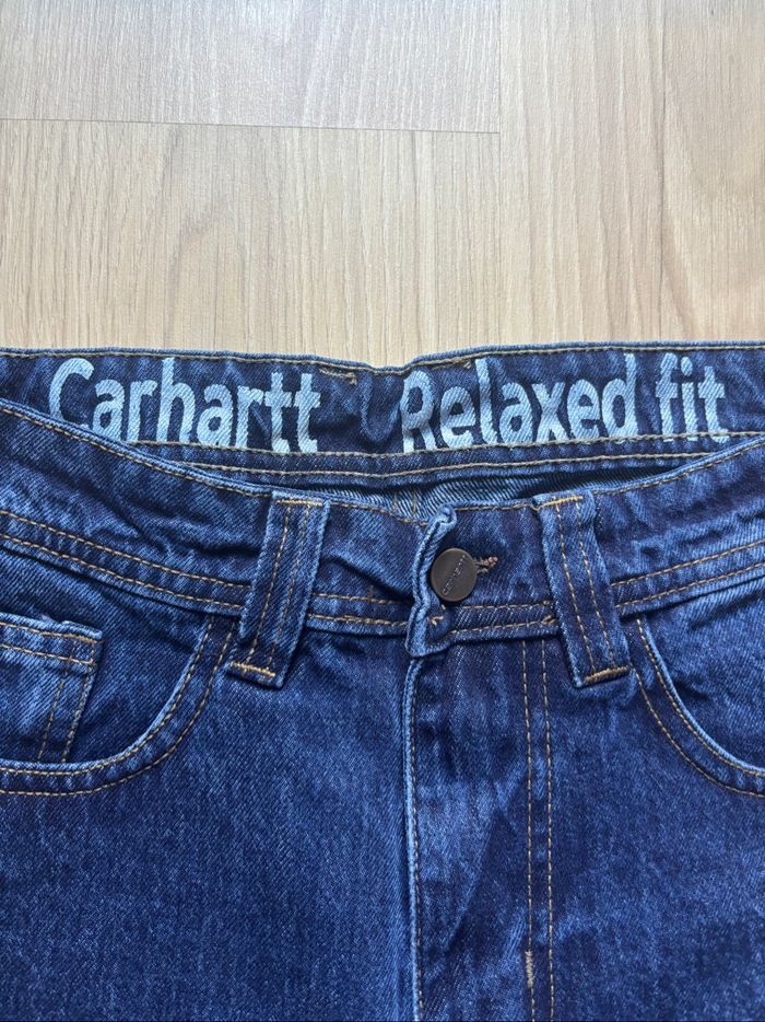 Short Carhartt Single Knee Rework Bleu Marine M / 32 - photo numéro 3