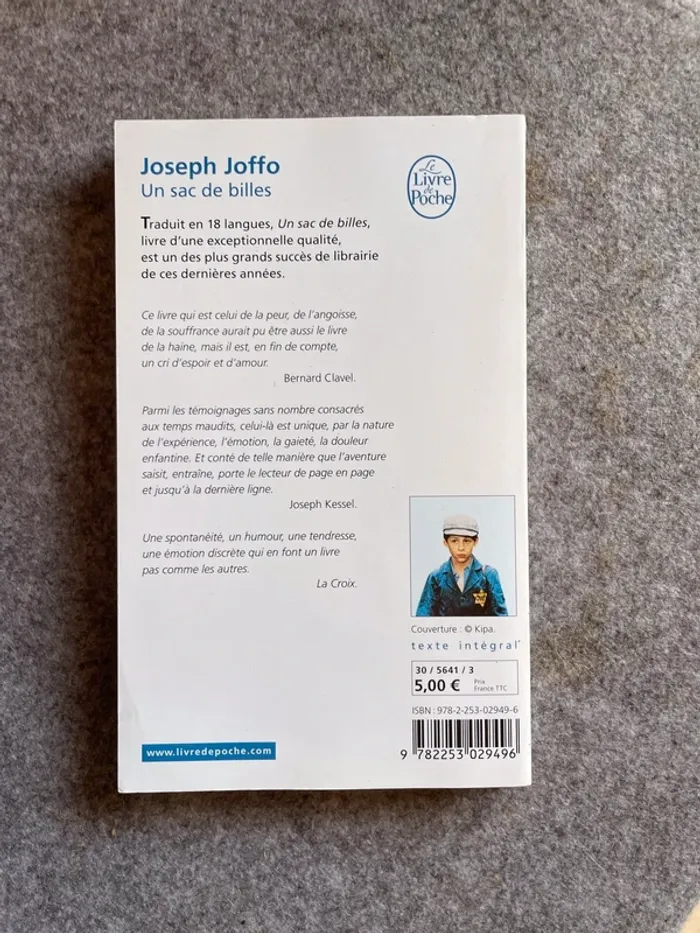 Le sac de Billes de Joseph JOFFO - photo numéro 2