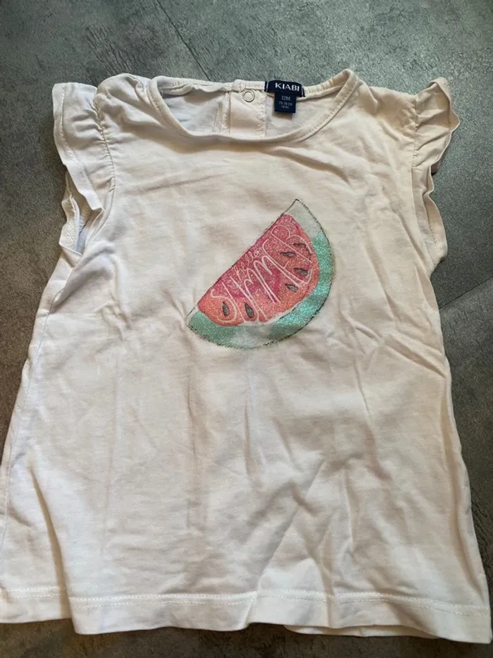 tee shirts 12 mois manches courtes