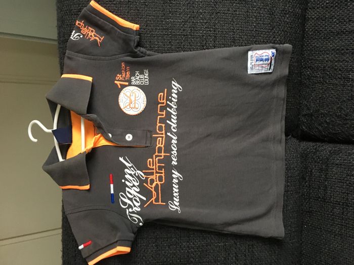 Polo bébé 2 ans Saint-Tropez manches courtes Dinh Kenzel Les Voiles de Pampelonne été