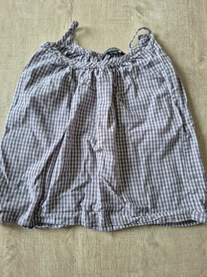 Blouse a carreaux