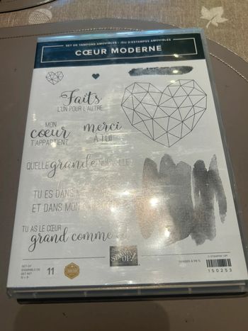 Tampon neuf Cœur moderne Stampin’up!
