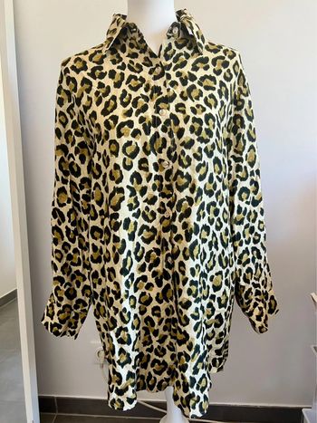 Chemise Leopard Kaki & Noir Taille M/L