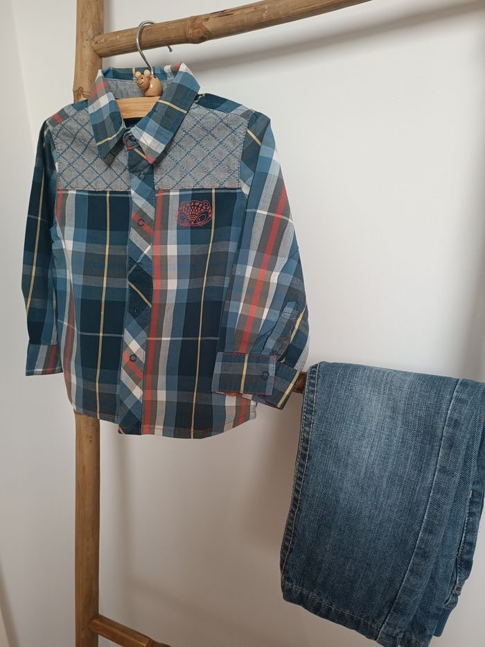 Ensemble chemise et jeans - photo numéro 3