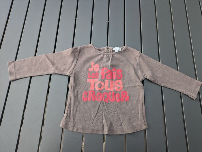 Lot 4 T shirts fille 12 mois/1 an - photo numéro 8
