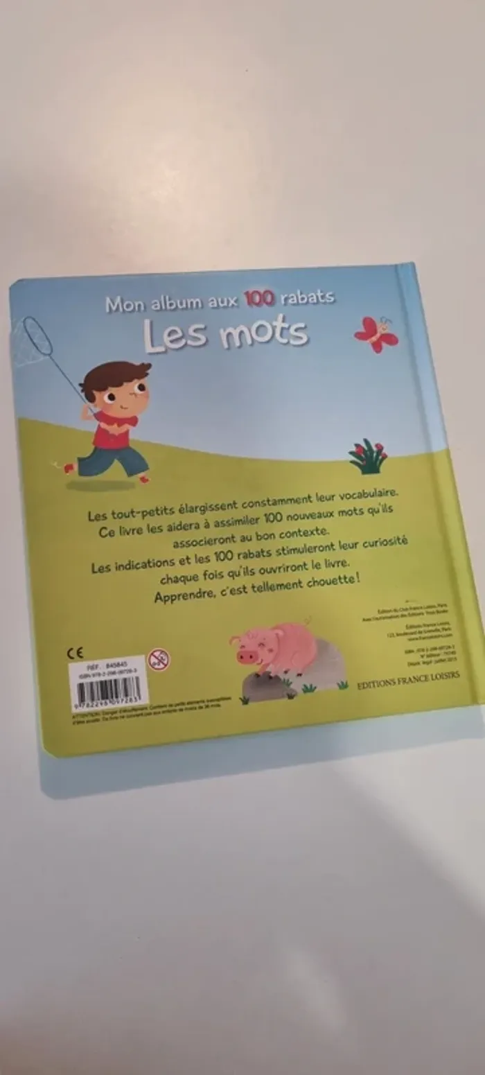 Livre Les Mots avec 100 rabats - photo numéro 2