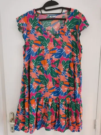 Robe fleurie colorée Gémo - Taille 38 🌺