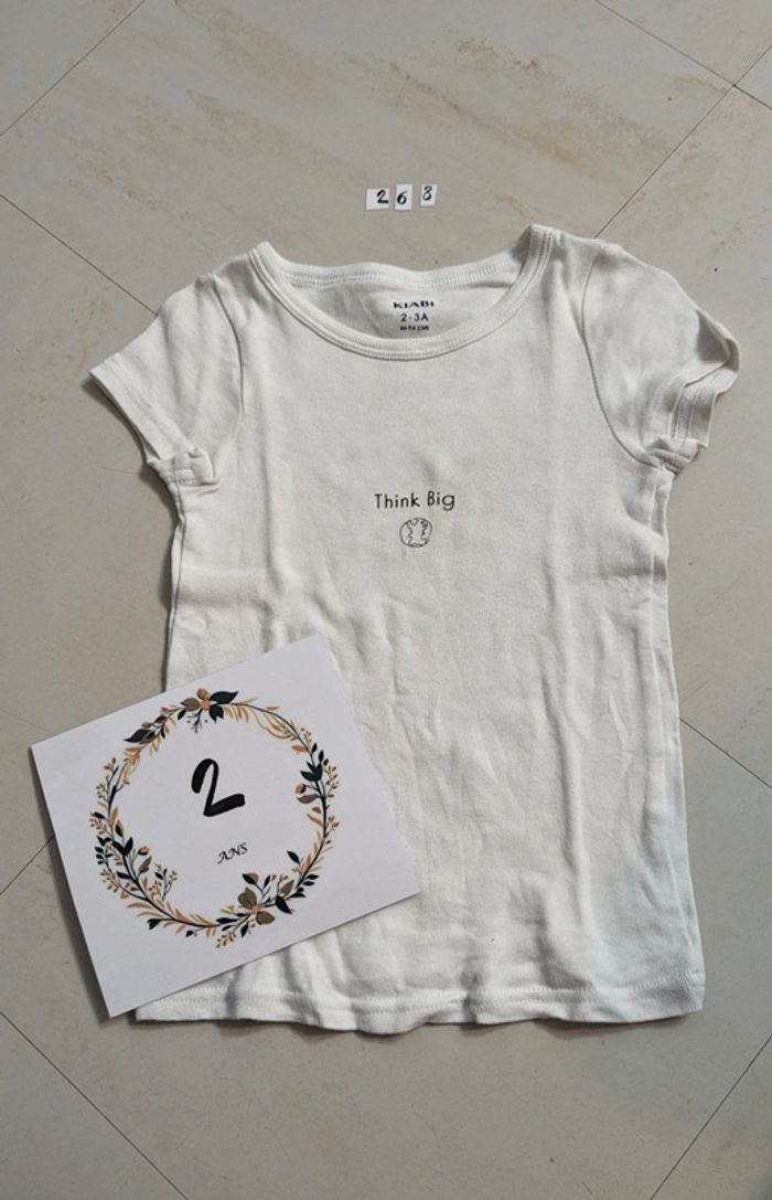 Maillot de corps 2 ans