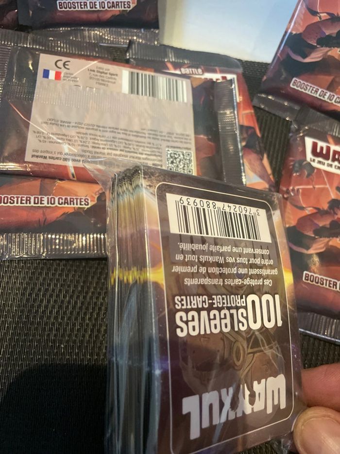 Wankul lot 8 boosters + 1 paquet de 100 sleeves saison 3 FR scellés abysse corp - photo numéro 6