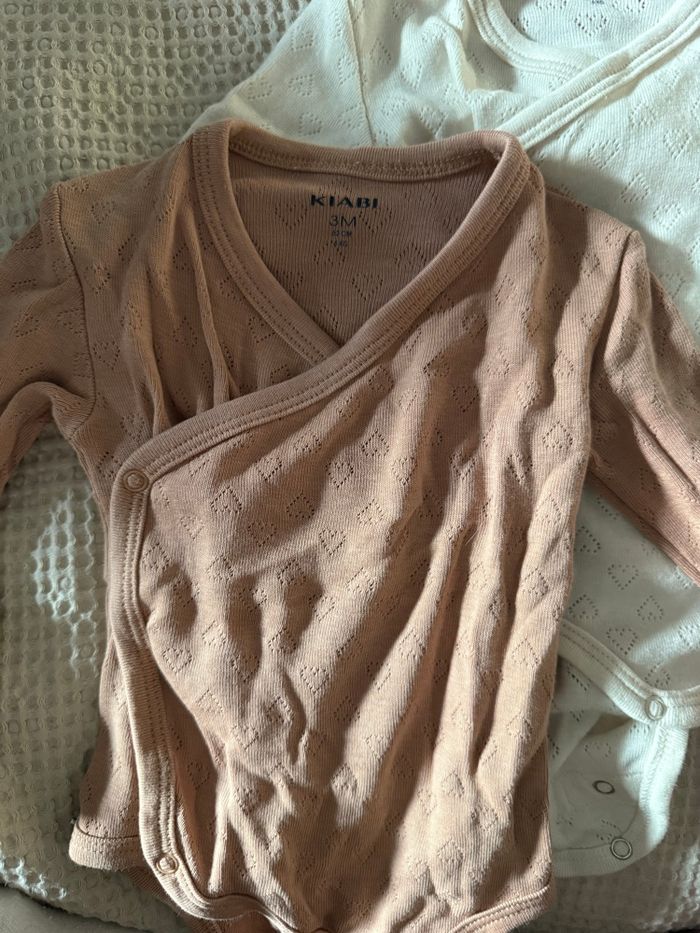 Lot de 3 bodies bébé fille
