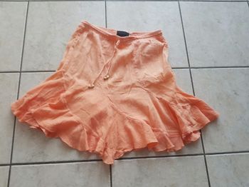 Jupe couleur pêche 40