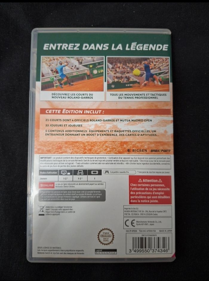 Tennis world tour édition Roland garros - photo numéro 2