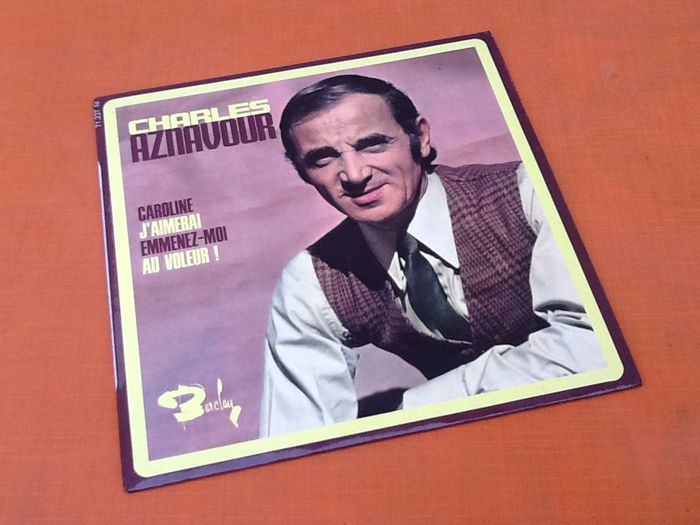 Vinyle 45 tours Charles Aznavour Caroline (1968) - photo numéro 6